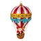 Miss Christmas 7.0 Inch Santa On A Hot Air Balloon Christmas Tree Ornament , Christmas Decor Christmas, Holiday, Transportation